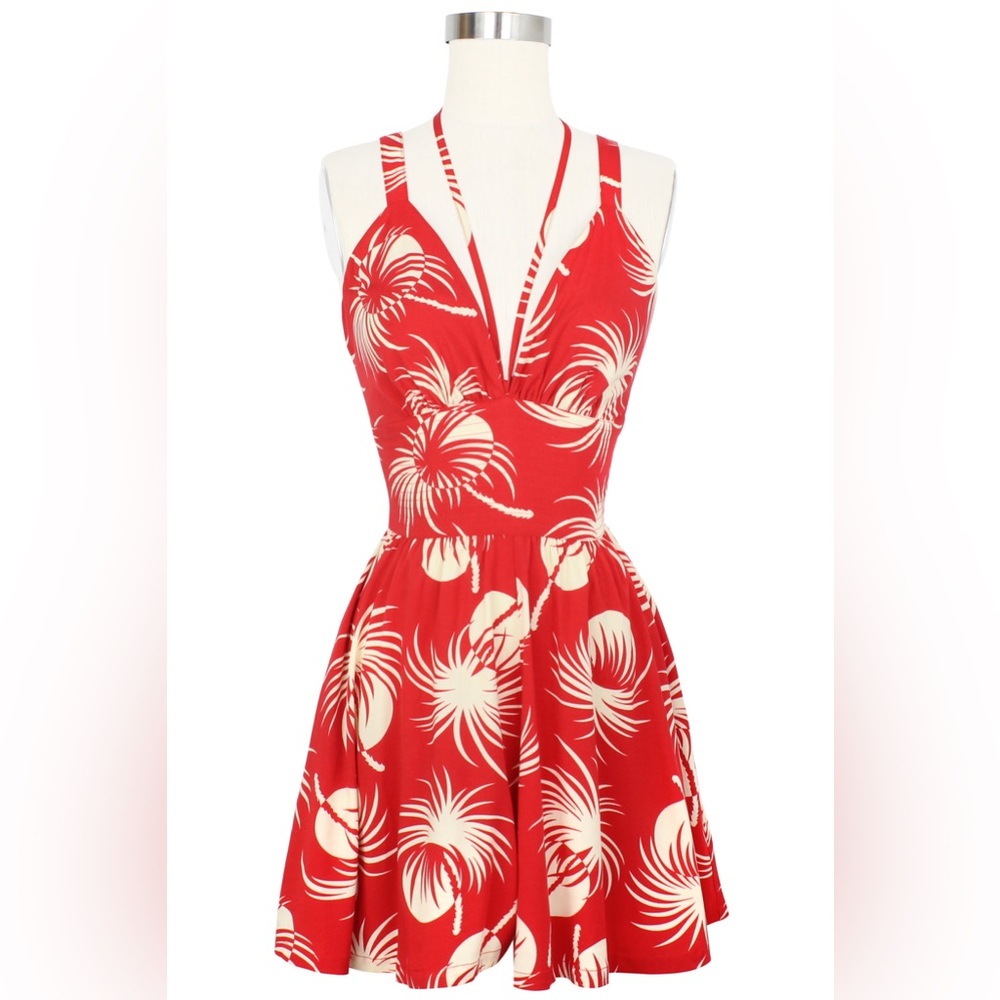 Trashy Diva Minda romper- polka dot palms- 6